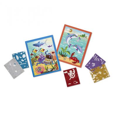 Image 3 of Underwater Scenes Mess Free Glitter Melissa and Doug (£5.99)